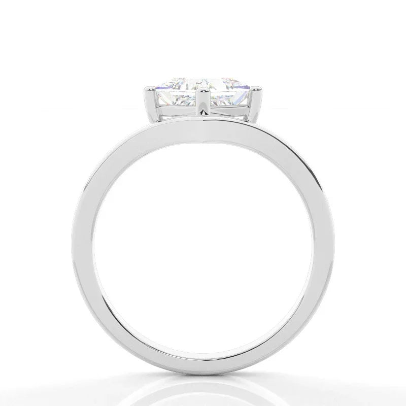 RSR-373 Original Moissanite Princes Cut Diamond Ring - Ringshing.com