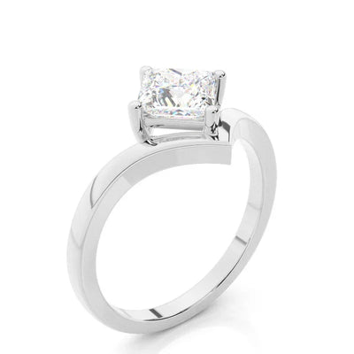 RSR-373 Original Moissanite Princes Cut Diamond Ring - Ringshing.com