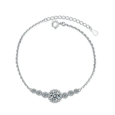 RSB-601 1.0 Carat Moissanite Diamond Bracelet - Ringshing.com