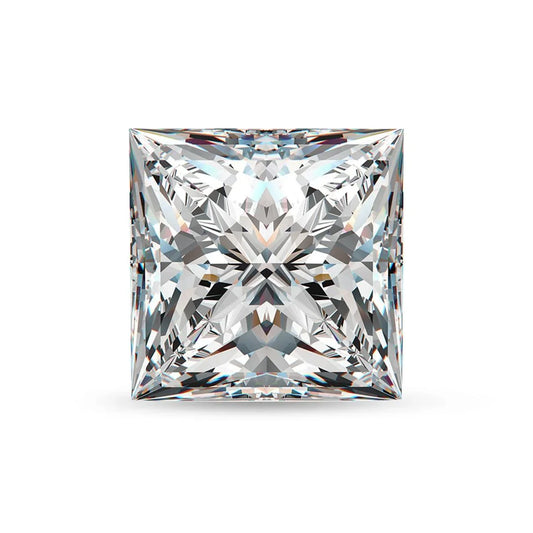 Princess Cut Moissanite Diamond | D Color, VVS1 Clarity 9.25MOH Diamond Tester Result | Certified by GRA - Ringshing.com