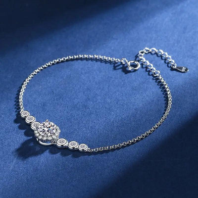 RSB-601 1.0 Carat Moissanite Diamond Bracelet - Ringshing.com