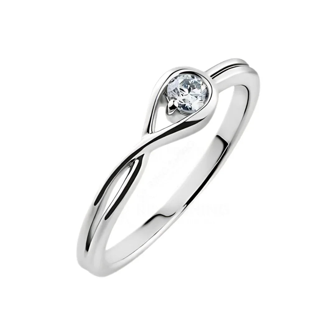 RSR-171 Ring and Pendant Set Original Moissanite Diamond Ring - Ringshing.com