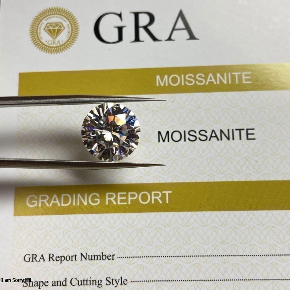 1 ct Moissanit Diamant Moissanite Diamond D VVS1 GRA cert (Neu (gemäss 1 ct Moissanit Diamant Moissanite Diamond D VVS1 GRA cert (Neu (gemäss
