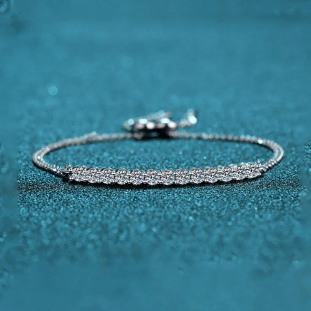 RSB-607 1.3 Carat Moissanite Diamond Bracelet - Ringshing.com