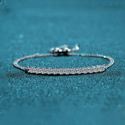 RSB-607 1.3 Carat Moissanite Diamond Bracelet - Ringshing.com