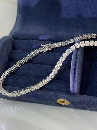RSB-220 Moissanite White Tennis Bracelet - Ringshing.com