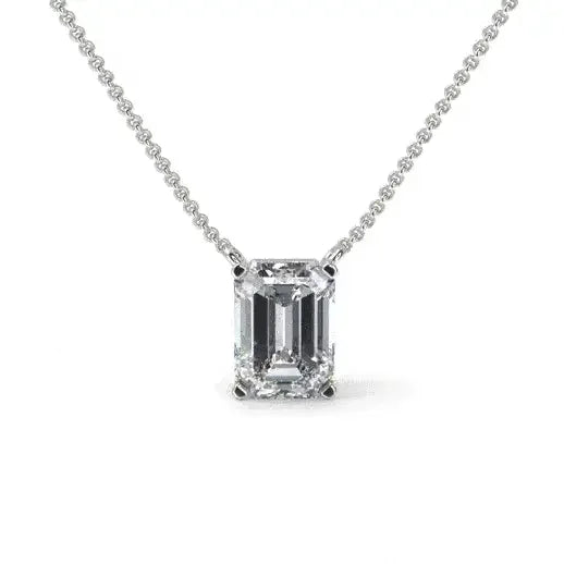 RSP-588 Premium Emerald Cut Luxury Pendant - Ringshing.com