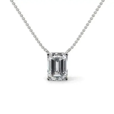 RSP-588 Premium Emerald Cut Luxury Pendant - Ringshing.com