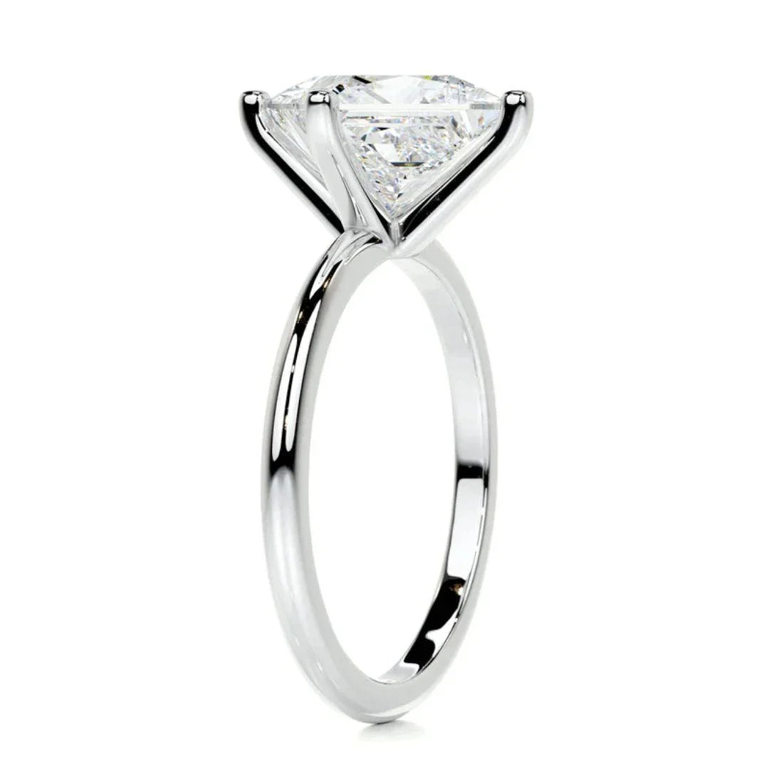 RSR-372 Original Moissanite Princes Cut Diamond Ring - Ringshing.com