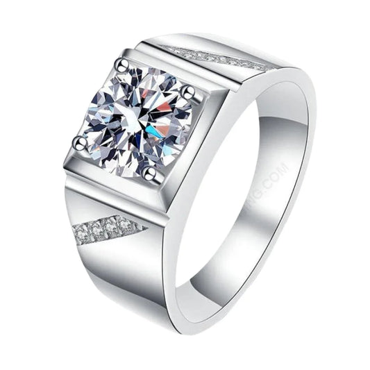 RSR-197: Authentic Moissanite Diamond Ring - Ringshing.com