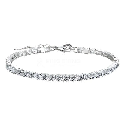 RSB-220 Moissanite White Tennis Bracelet - Ringshing.com