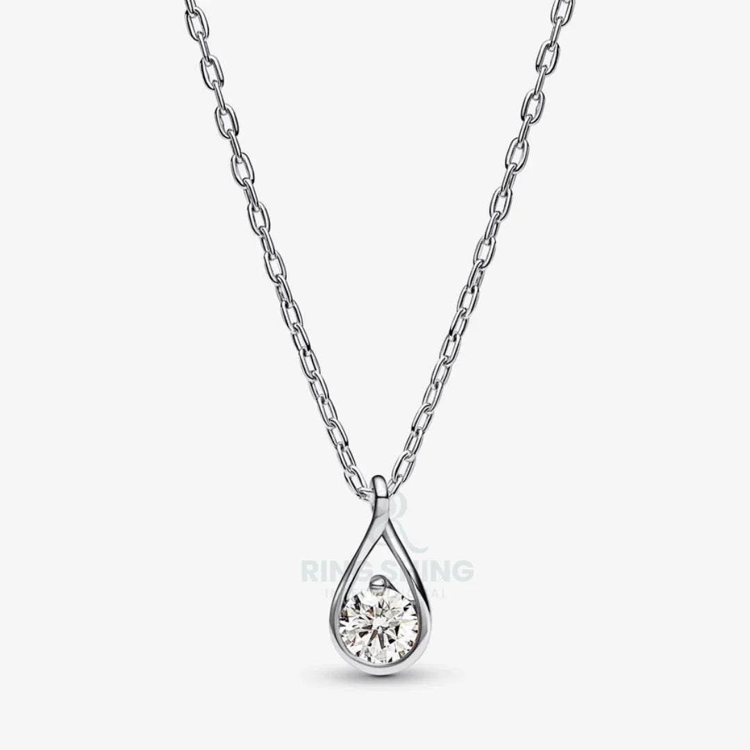 RSR-171 Ring and Pendant Set Original Moissanite Diamond Ring - Ringshing.com