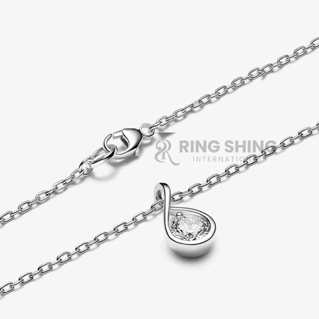 RSR-171 Ring and Pendant Set Original Moissanite Diamond Ring - Ringshing.com