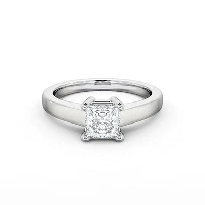 RSR-374 Original Moissanite Princes Cut Diamond Ring - Ringshing.com