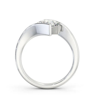 RSR-167 Original Moissanite Princes Cut Diamond Ring - Ringshing.com