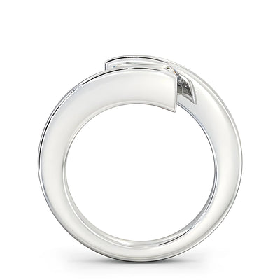 RSR-165 Premium Emerald Cut Moissanite Diamond Ring - Ringshing.com
