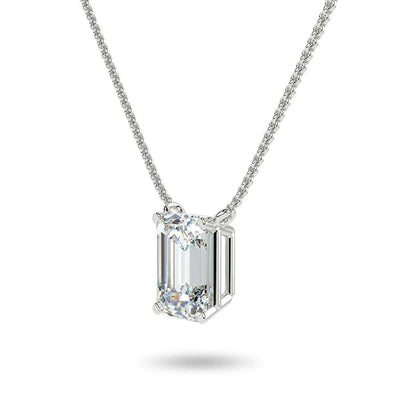 RSP-588 Premium Emerald Cut Luxury Pendant - Ringshing.com