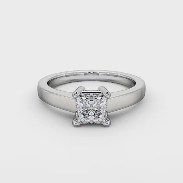 RSR-374 Original Moissanite Princes Cut Diamond Ring