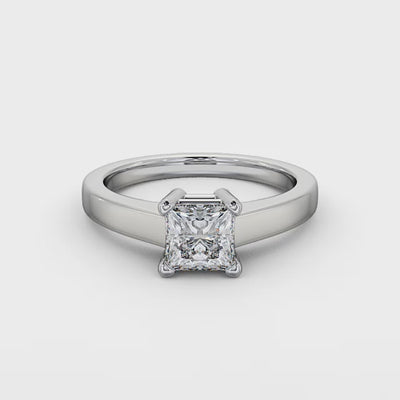 RSR-374 Original Moissanite Princes Cut Diamond Ring