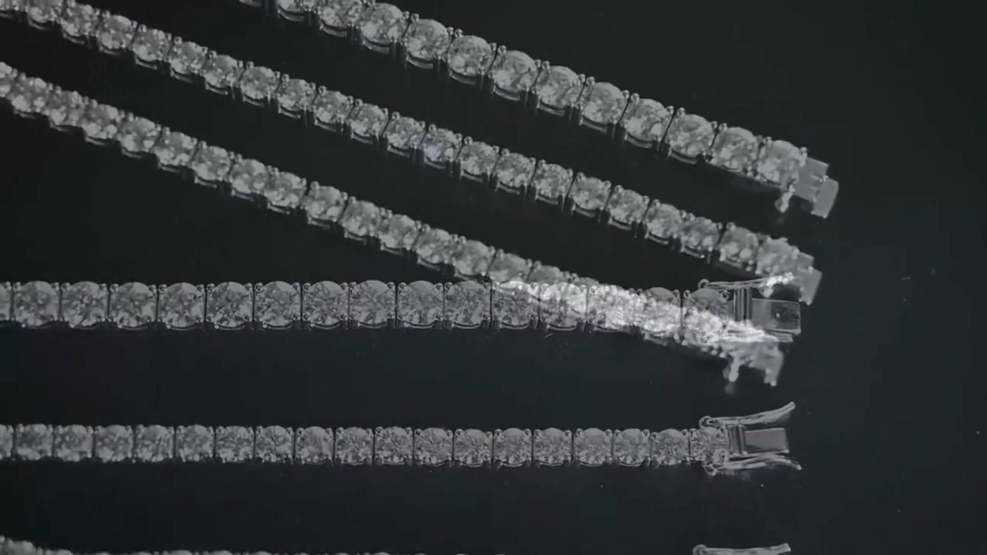 RSB-220 Moissanite White Tennis Bracelet