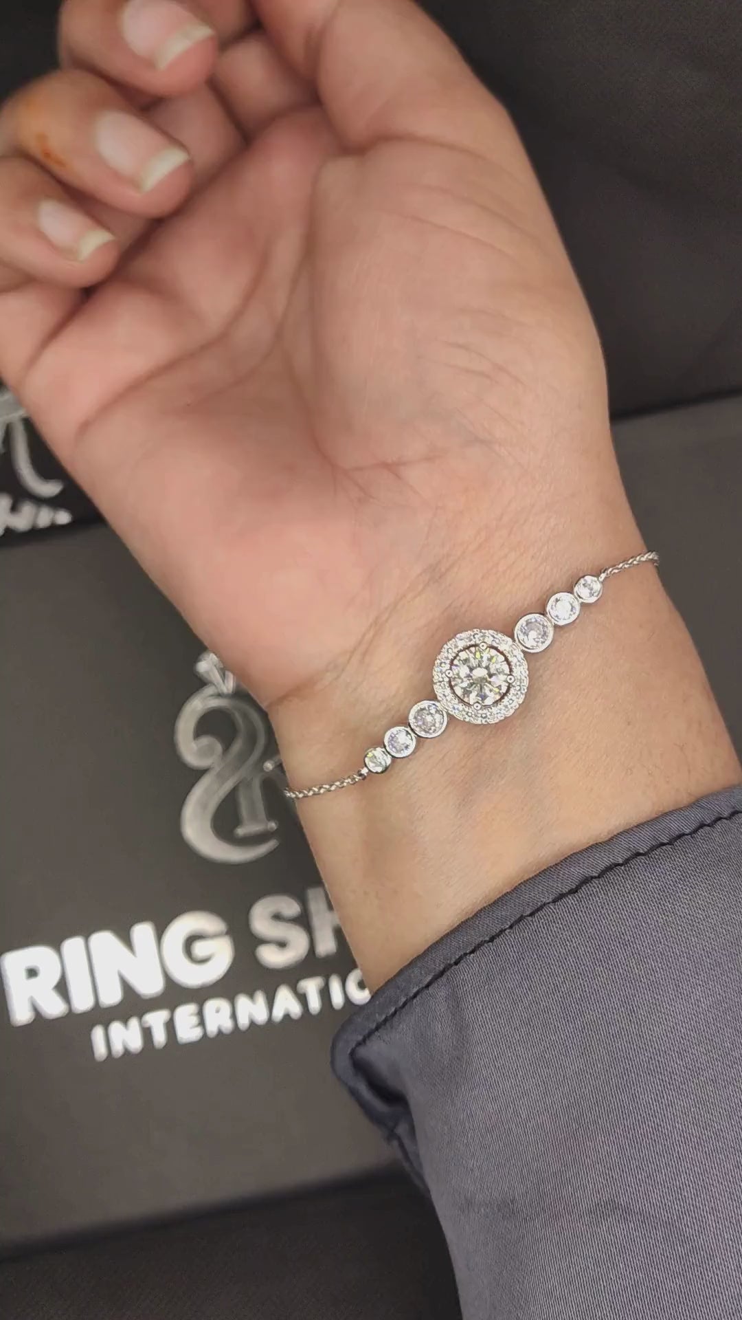 RSB-601 1.0 Carat Moissanite Diamond Bracelet