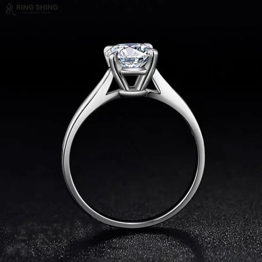 RSR-198: Premium Moissanite Diamond Ring - Ringshing.com