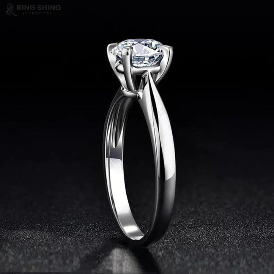 RSR-198: Premium Moissanite Diamond Ring - Ringshing.com